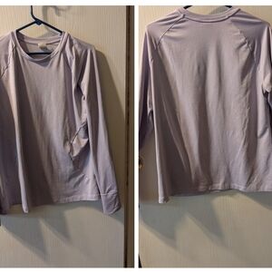 Athletic Works Lavender Long Sleeve Tee